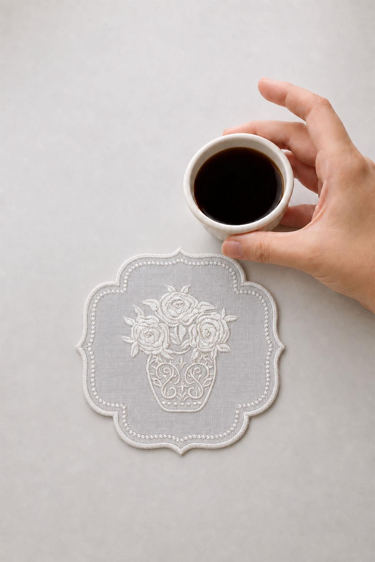 Posavasos de cerámica Çini