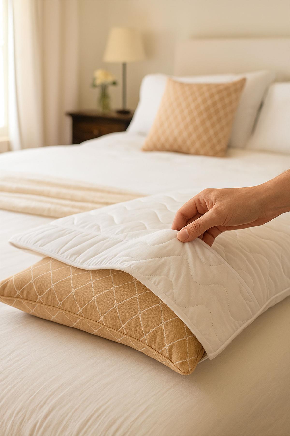 Funda de almohada impermeable de ranforce (50 x 70 cm)