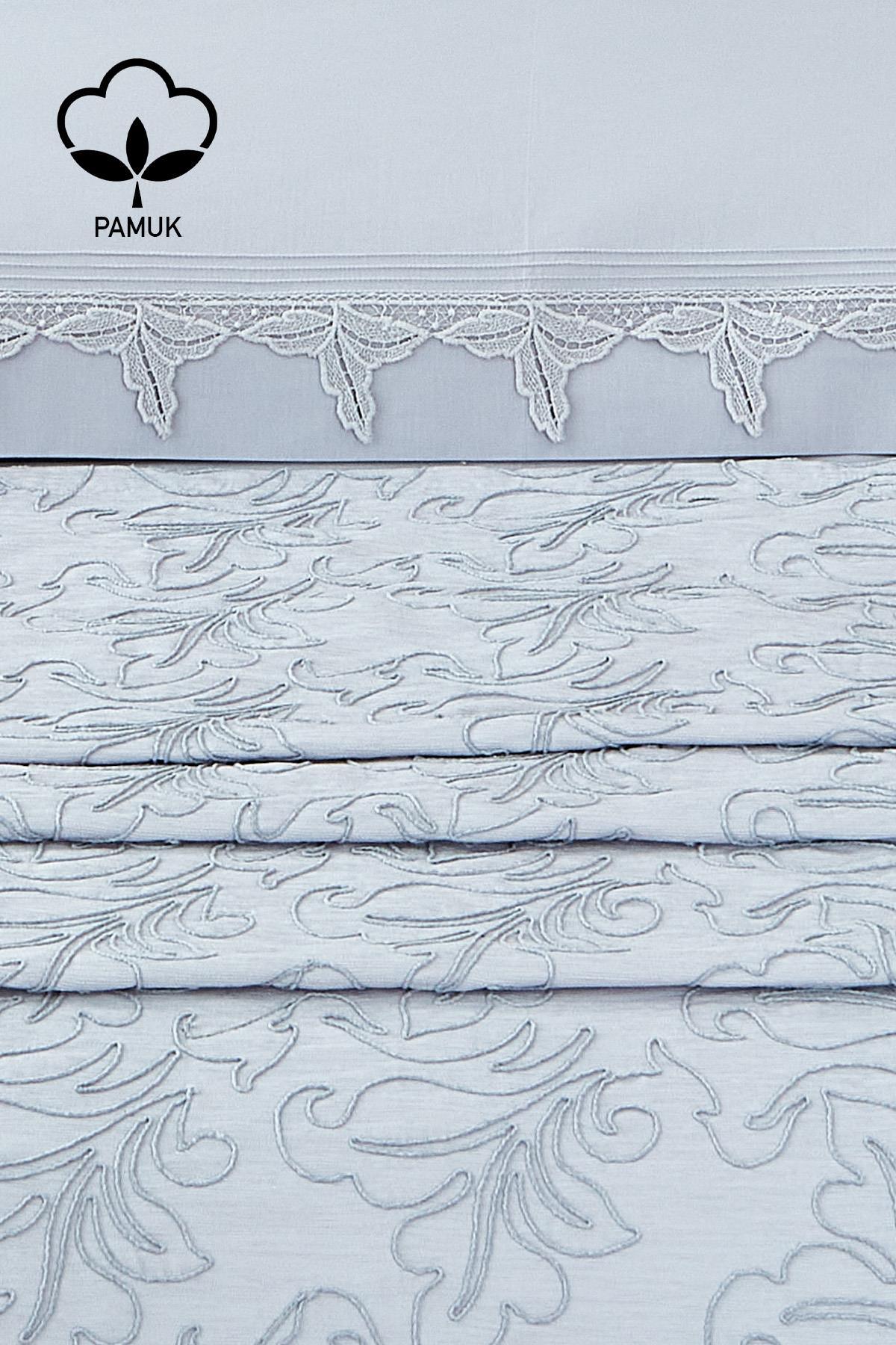 Juego de ropa de cama y colcha Ribera de 9 piezas para cama doble - Nazik Home - ¡Dale valor a tu hogar!