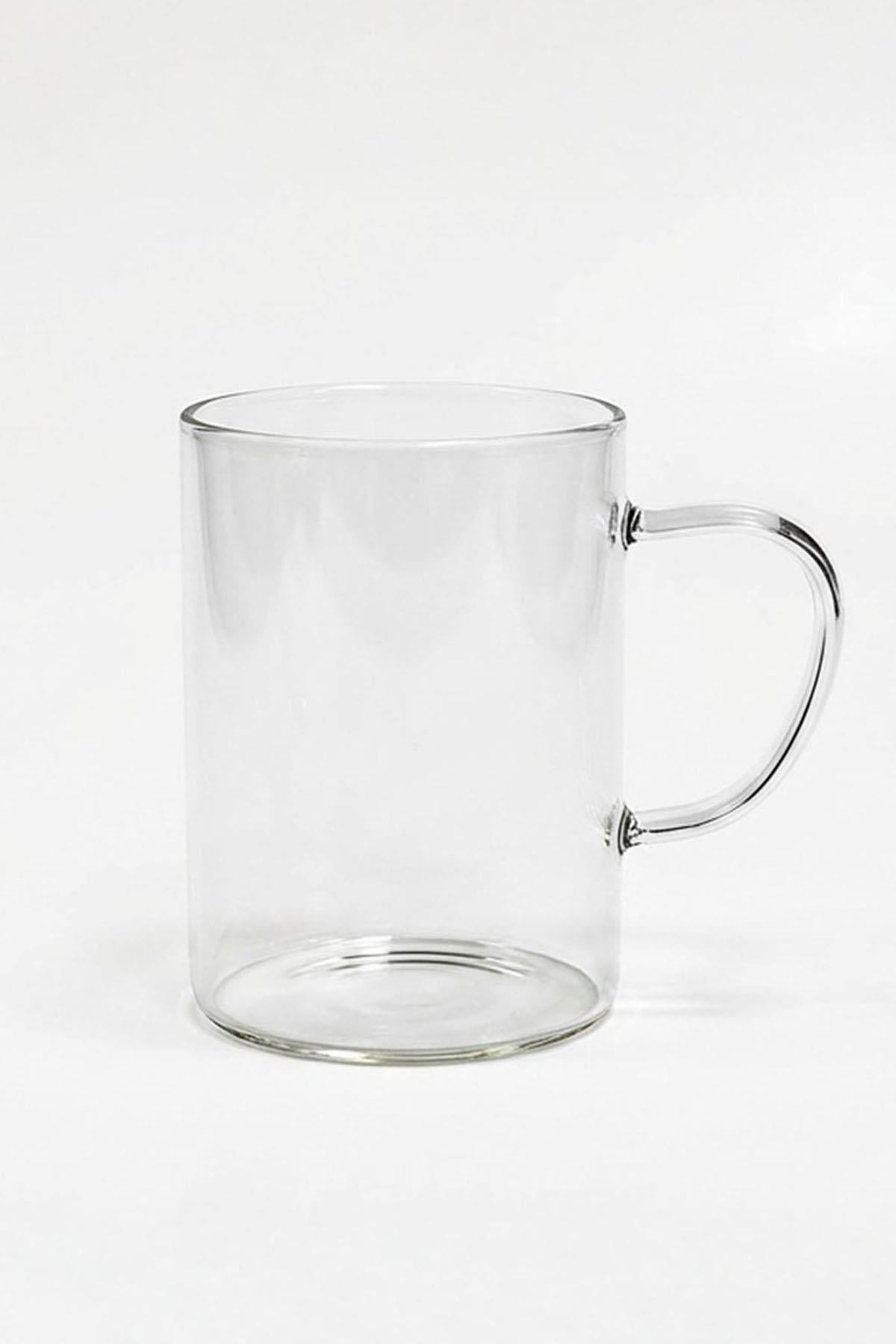 Taza clásica con asa plana (8 x 10 cm)