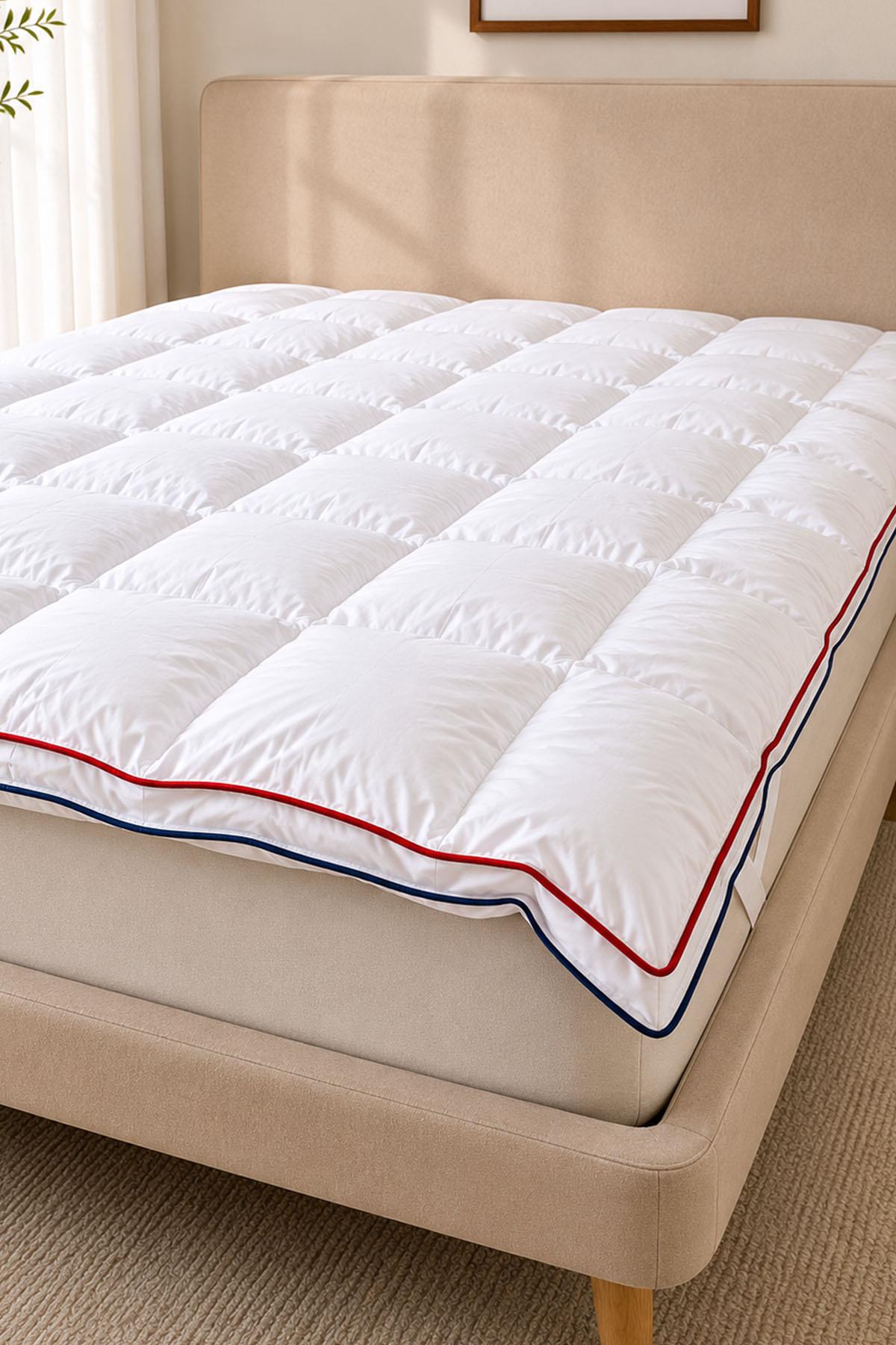 Cubrecama de algodón Buffle para cama doble (200 x 200 cm)
