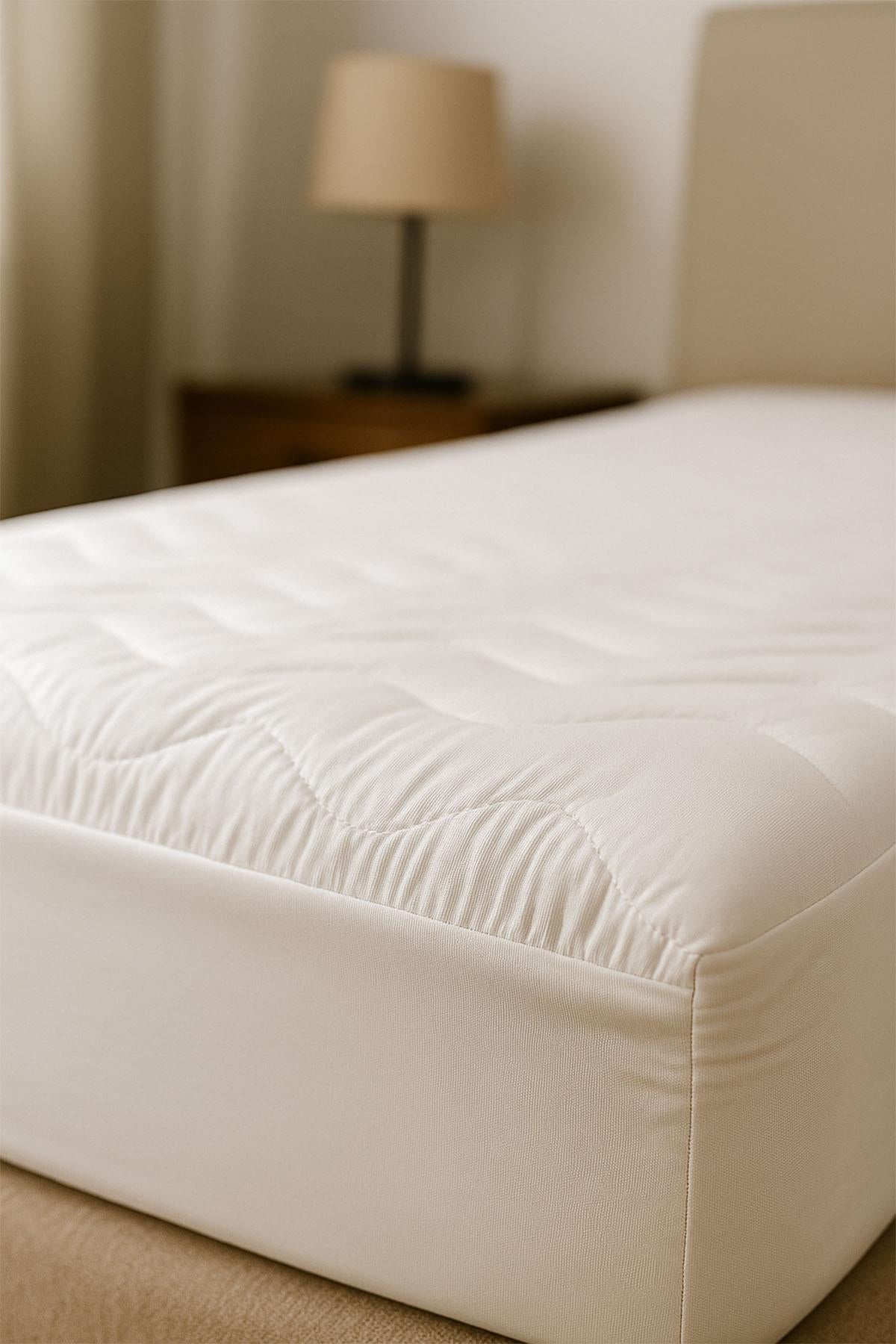 Protector de colchón ajustable impermeable de ranforce, tamaño King (180 x 200 cm)