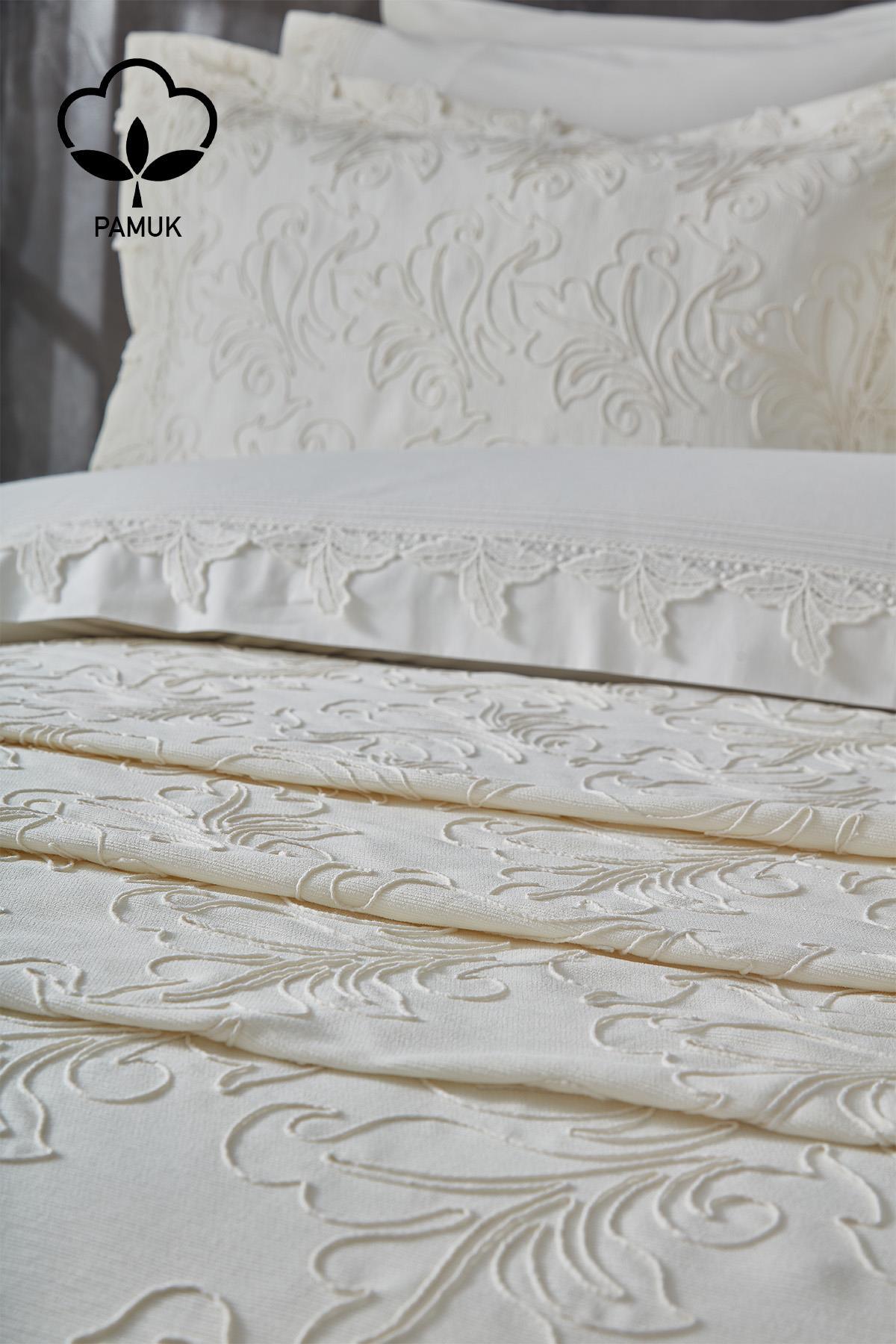 Juego de ropa de cama y colcha Ribera de 9 piezas para cama doble - Nazik Home - ¡Dale valor a tu hogar!