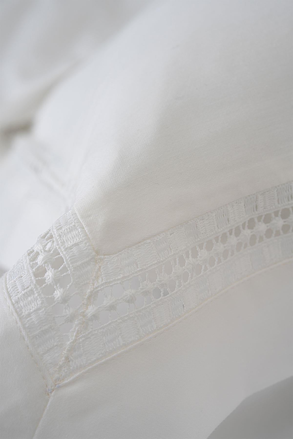 Juego de Funda Nórdica Sofia de Satén de Algodón Bordado para Cama Matrimonial, 6 Piezas